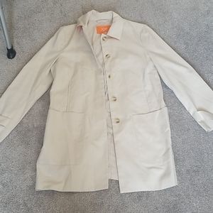 A Joe Fresh coat with a hint of orange.